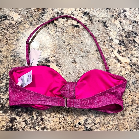 BCBGeneration Standard Knot Bandeau Bikini Top - Picture 7 of 9
